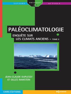 cover image of Paléoclimatologie